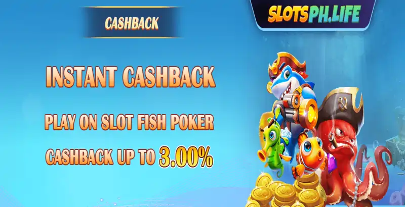 Slotsph Instant Cashback of 3%