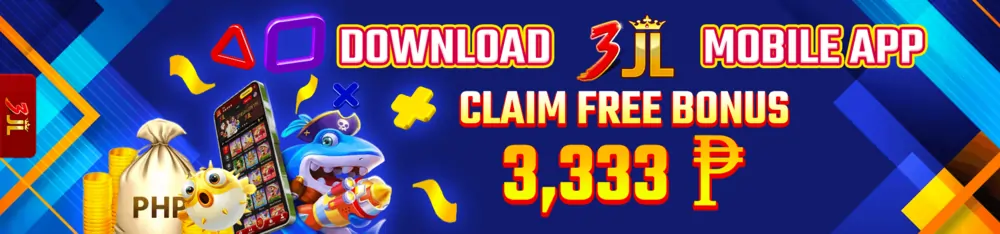 3JL app download and claim up to P3,333 bonus