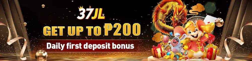 37JL Deposit and get up to P200 bonus